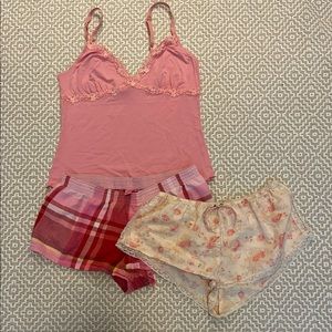 Victoria's Secret PINK Sz M S XS Pajama Set